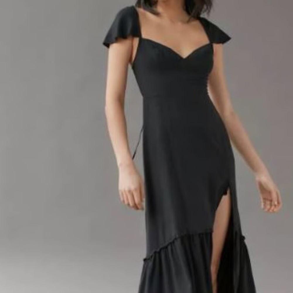 urban outfitters siren strappy back midi dress